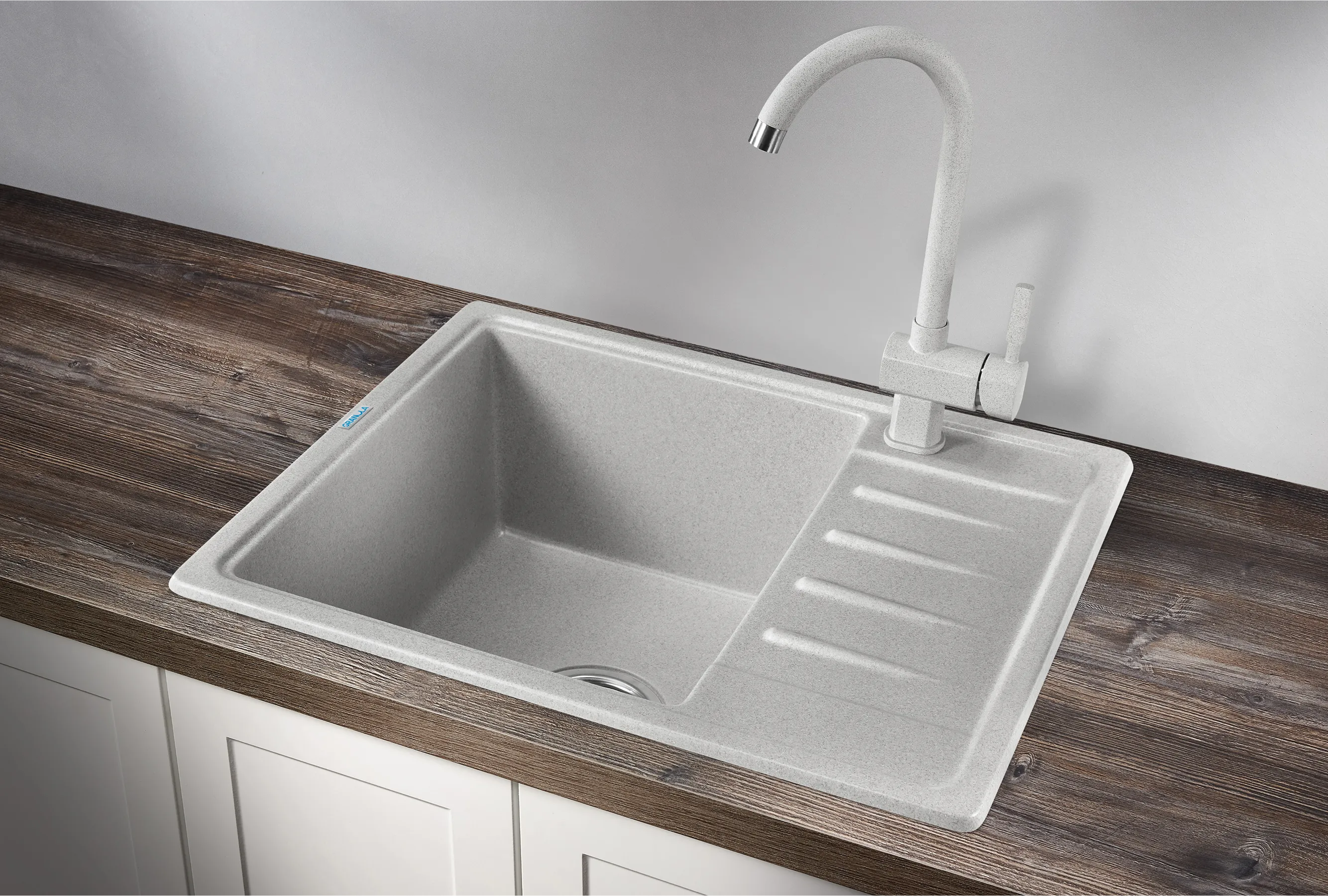 5803, БАЗАЛЬТ, кухонная мойка, СтандАРТ кварц